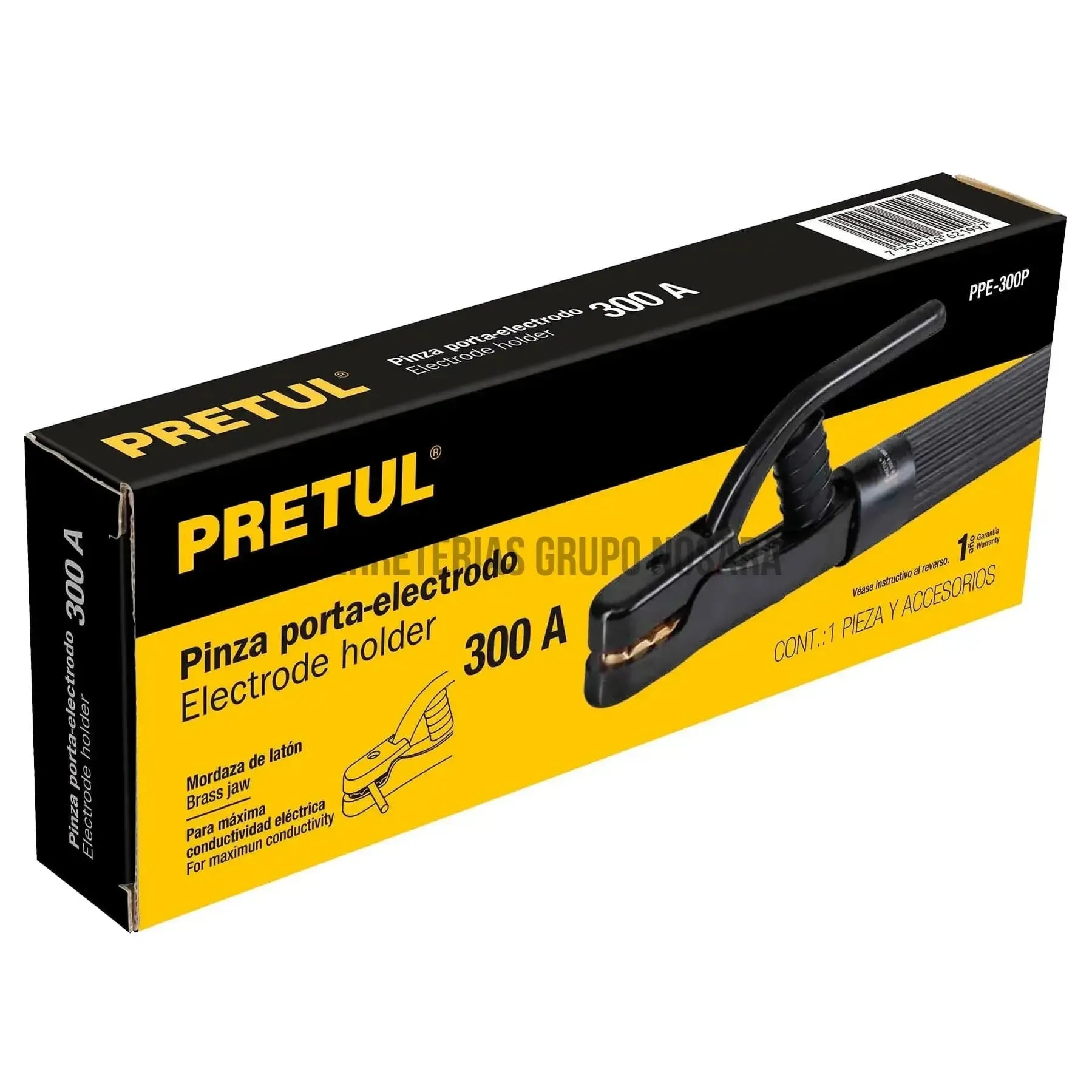Pinza porta electrodo de 300 A, Pretul / 24232-