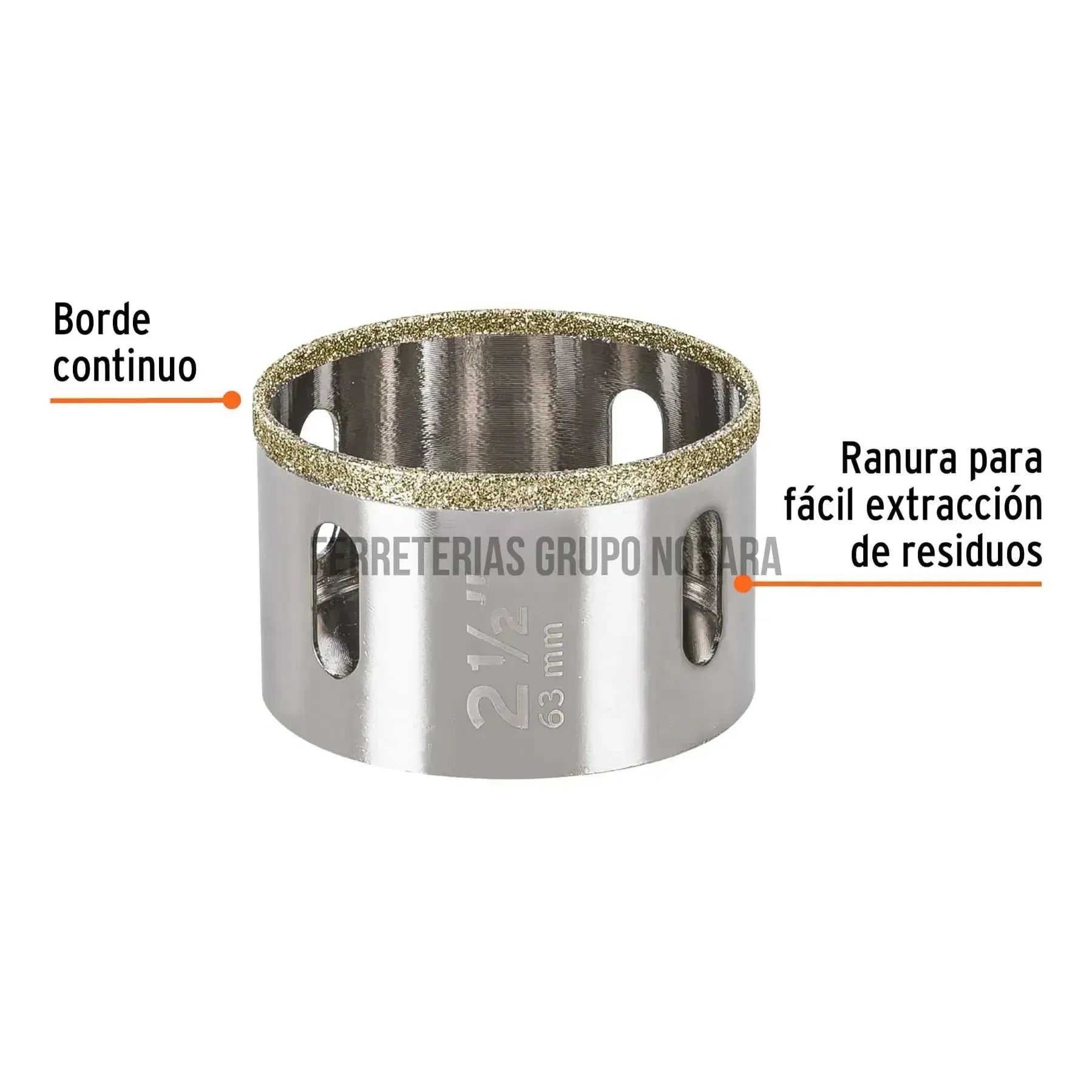 TRUPER BROCA SIER P/AZULEJO 2.1/2" 17134-