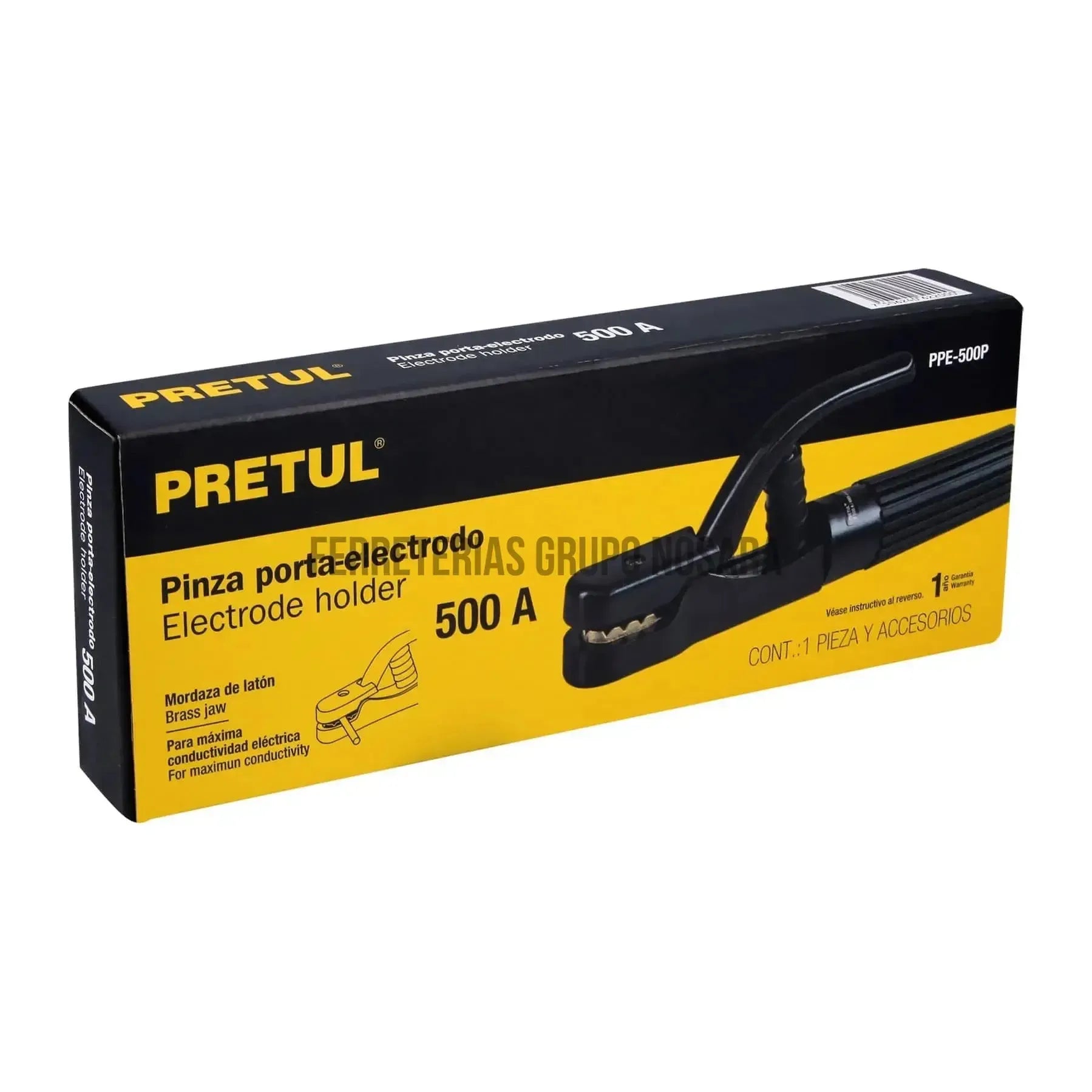 Pinza porta electrodo, Pretul 500A / 24233-