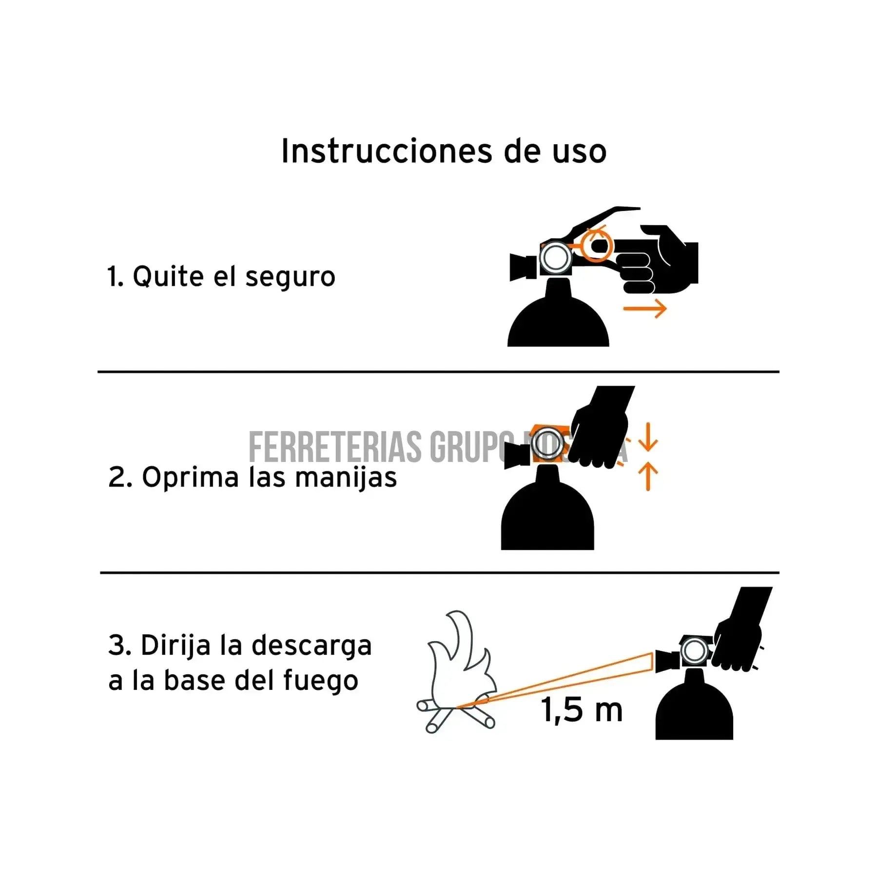 TRUPER EXTINTOR P/ERMEGENCIA 100276-