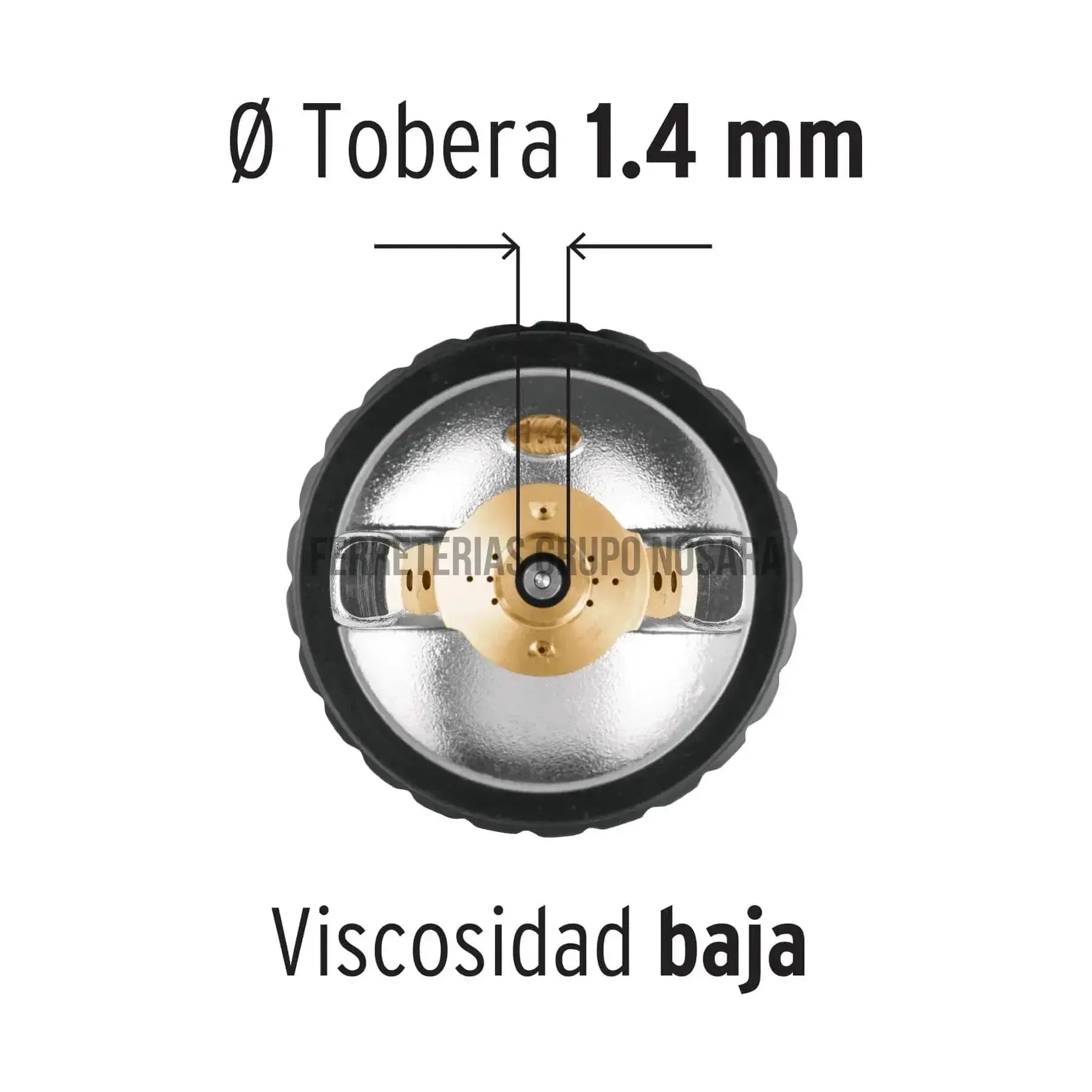TRUPER PISTOLA P/PINTAR GRAV 36PSI 14031-