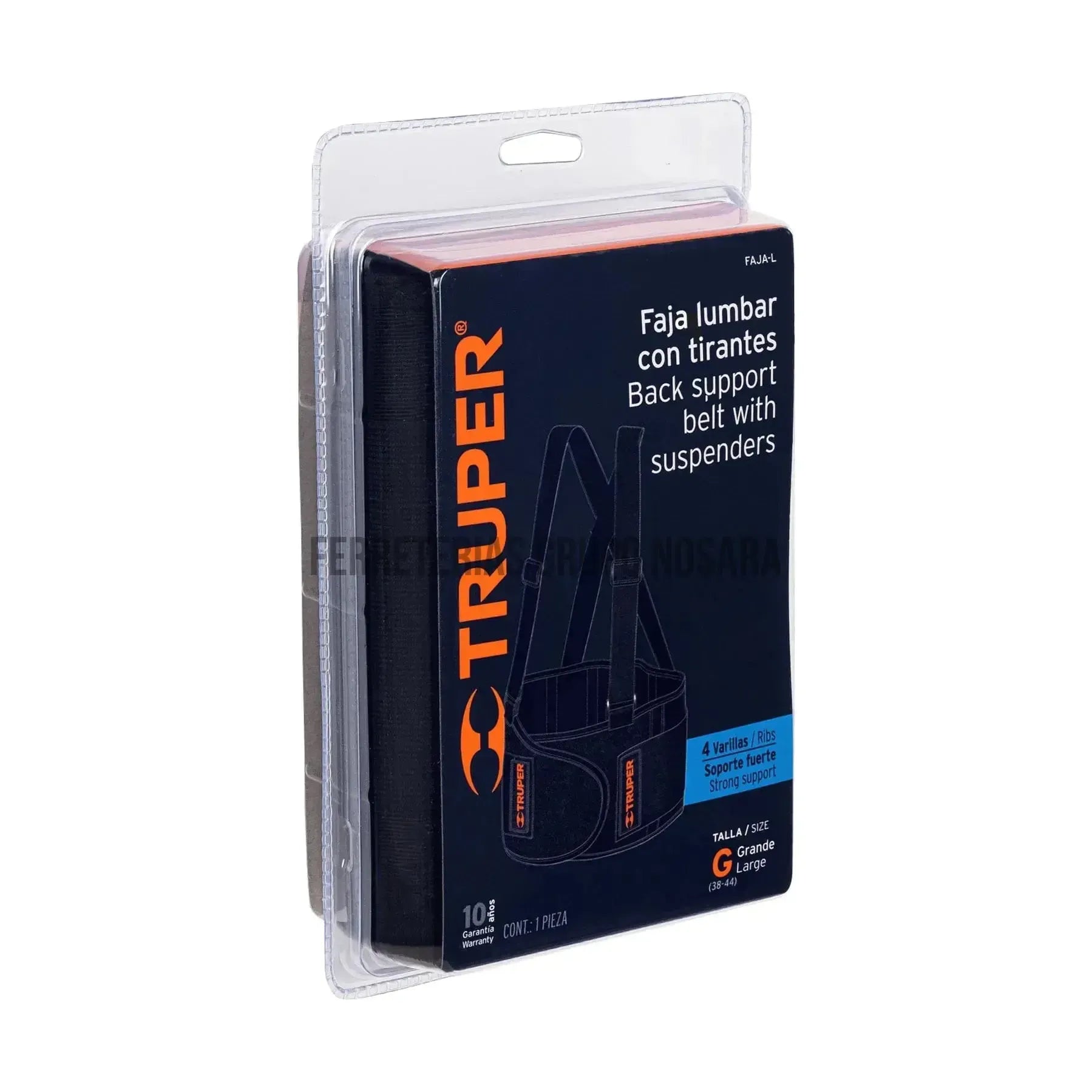 Faja lumbar, talla G, Truper / 14238-