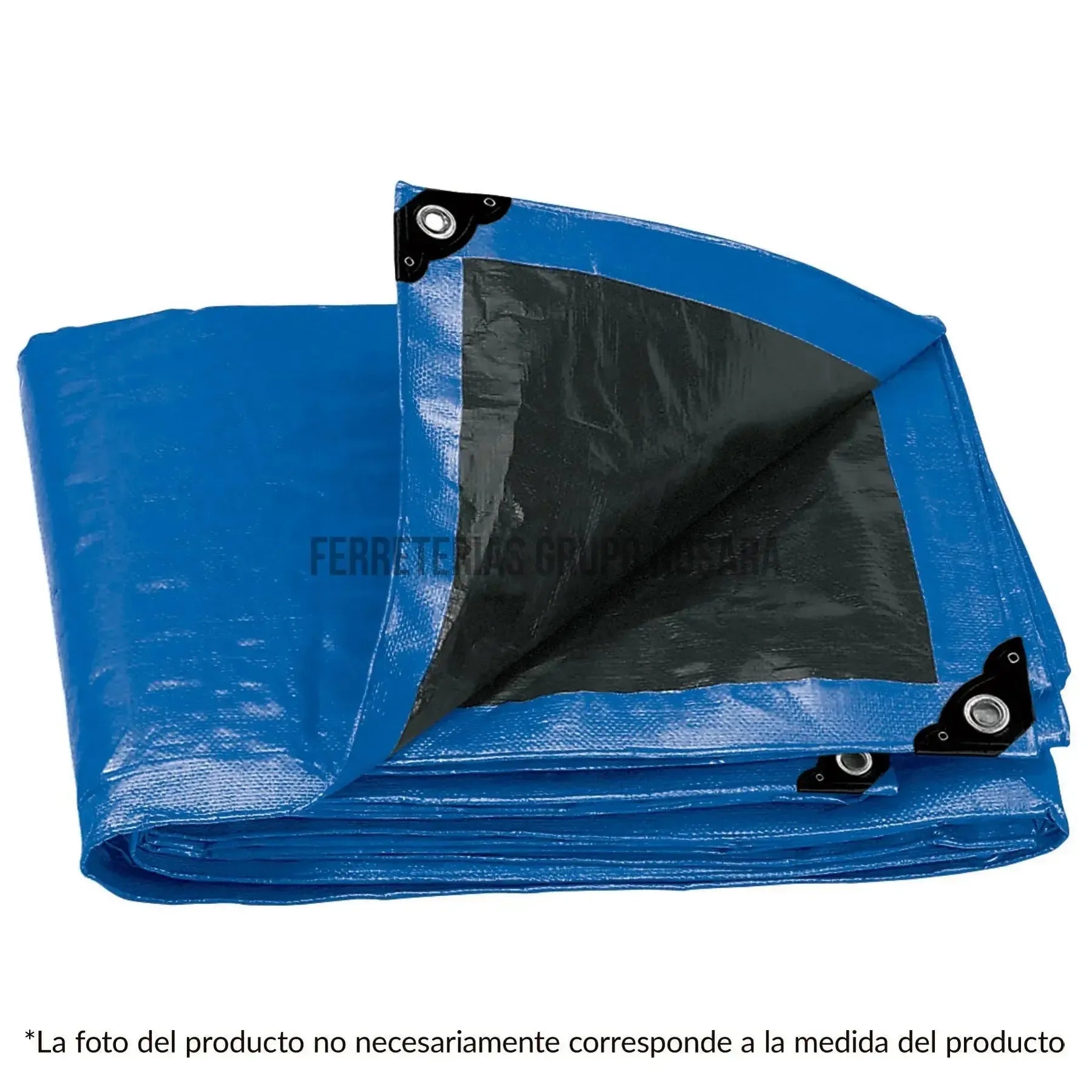 Lona azul reforzada de 5 x 6 m, Truper / 15374-