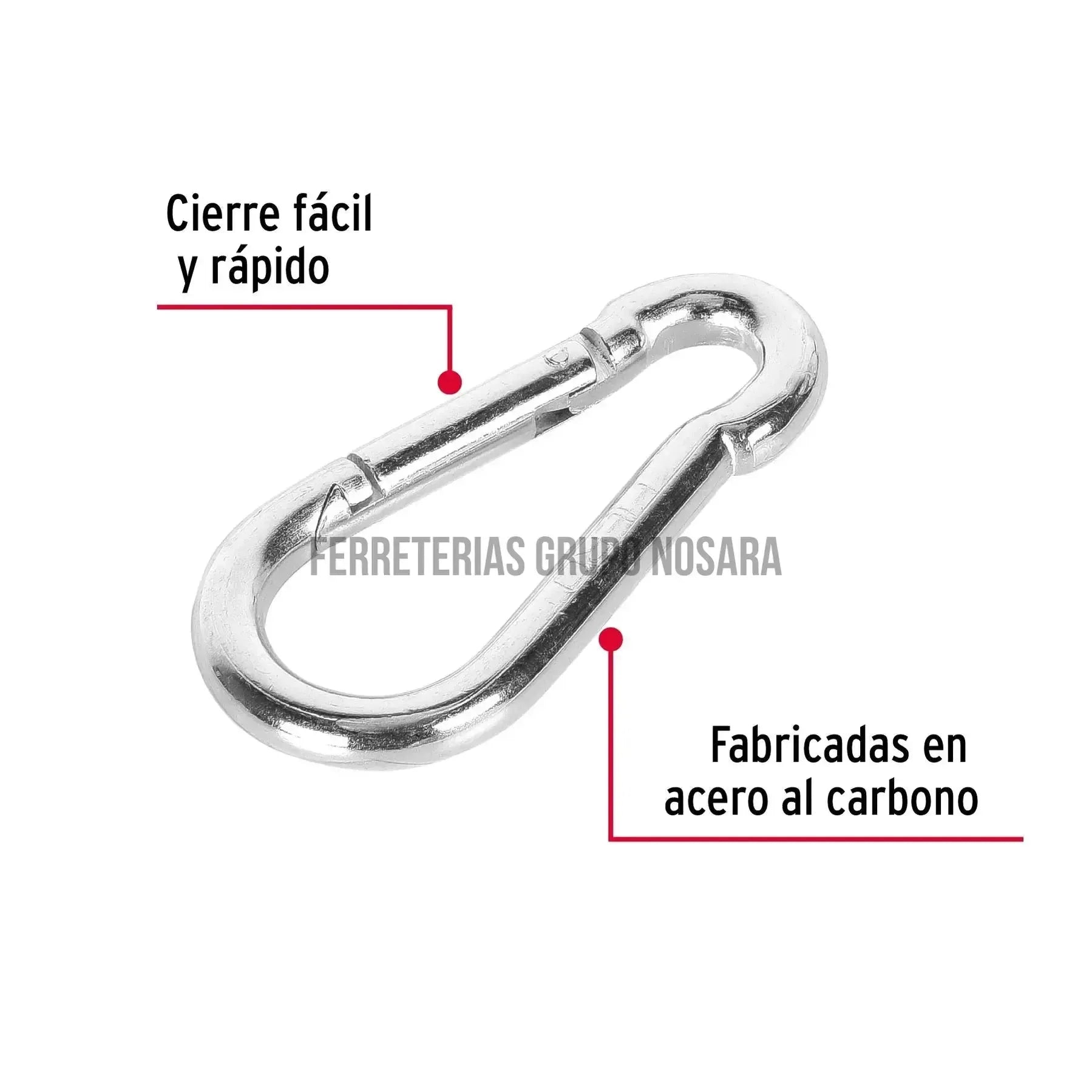 TRUPER MOSQUETON ACERO BMA-3/8 44040-