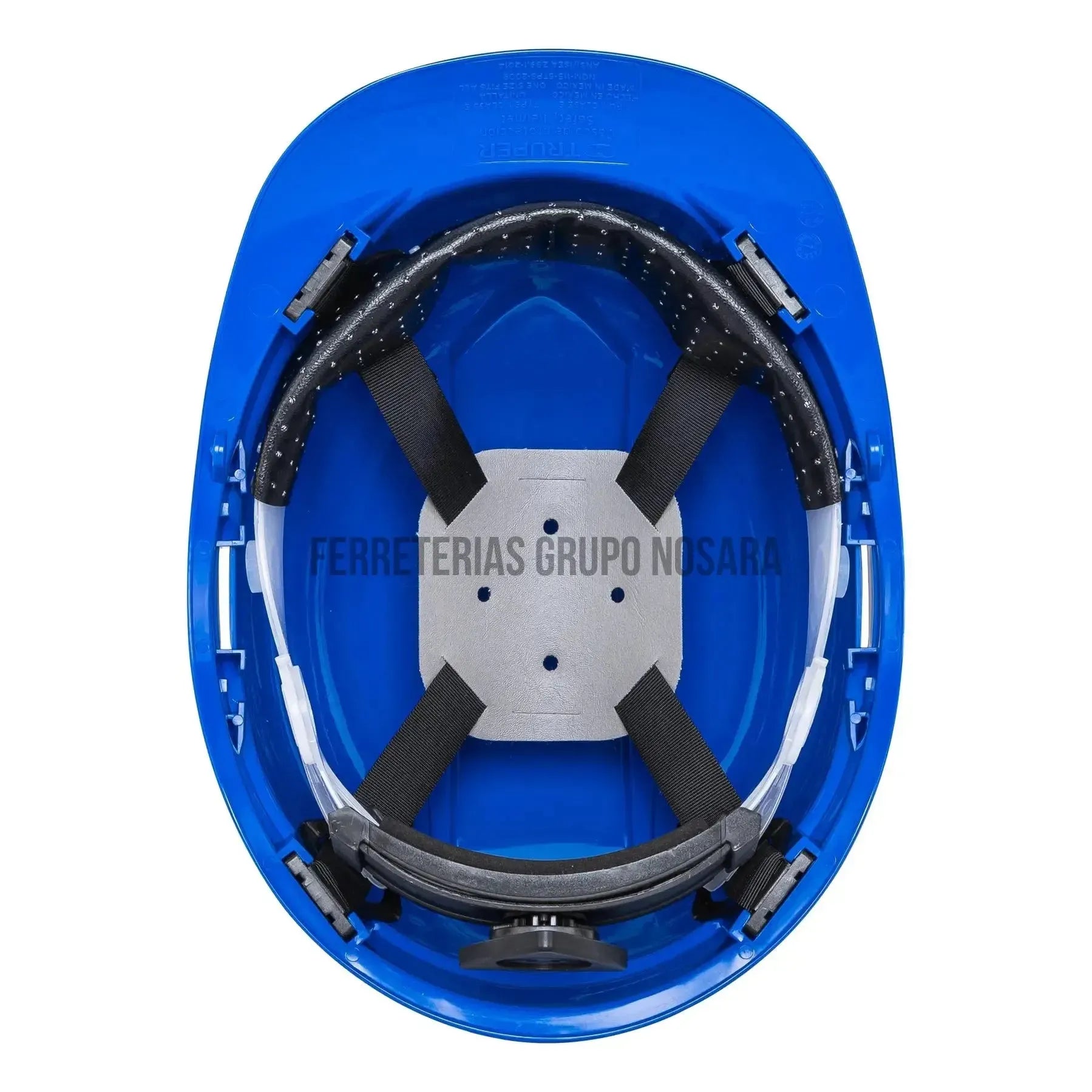 Casco de seguridad, ajuste de matraca, azul, Truper / 10371-