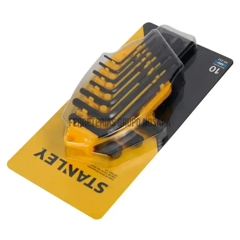 JUEGO LLAVES ALLEN 10UND STANLEY 69-253-