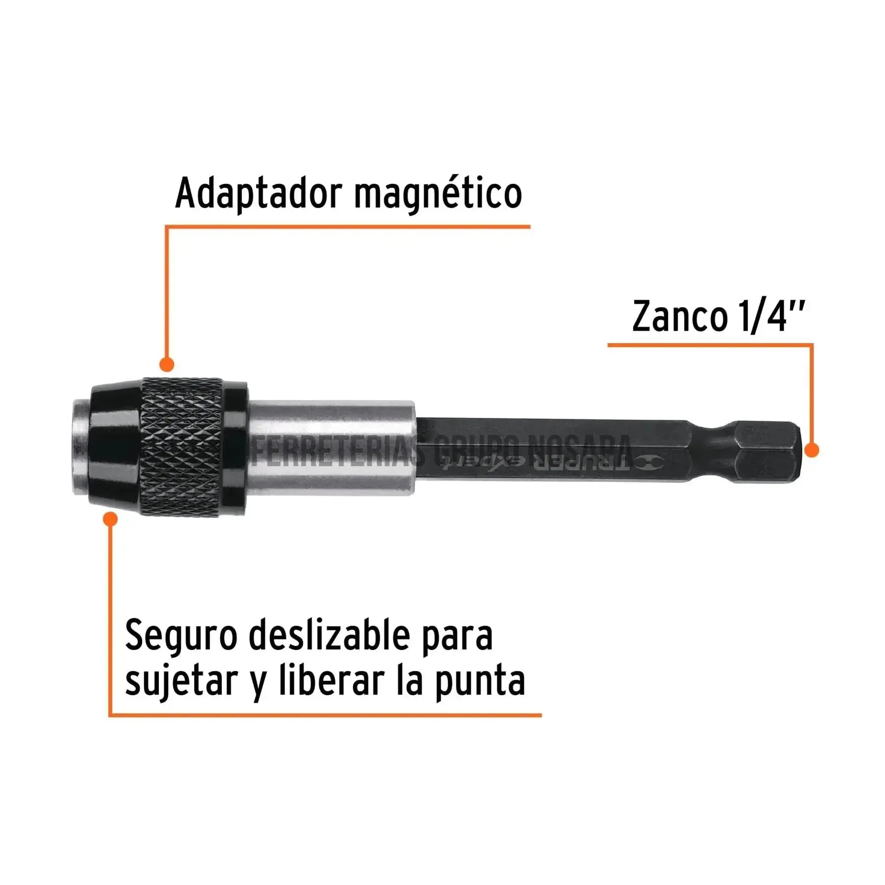 TRUPER EXTENSION MAGNETICA 5" 101964-