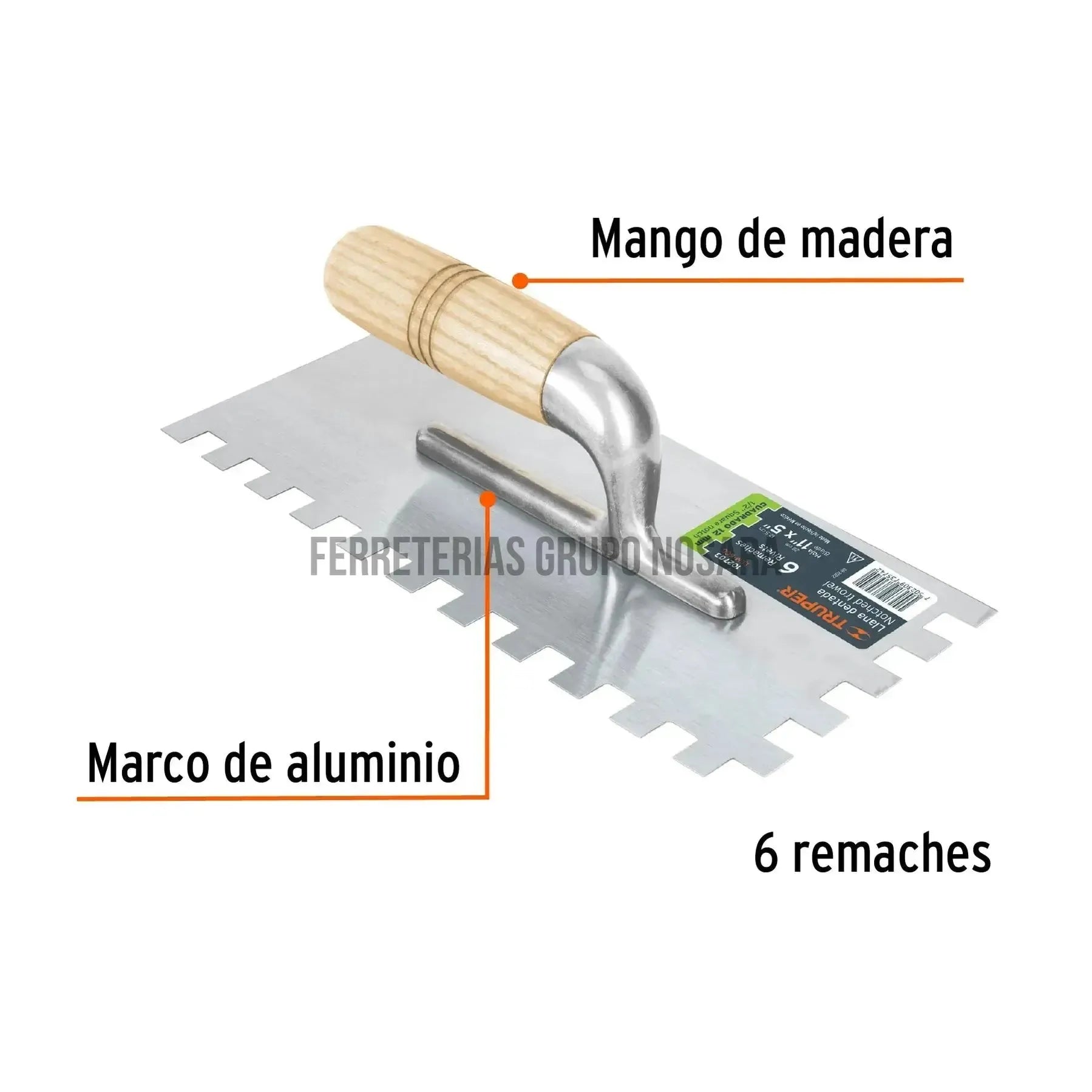TRUPER LLANETA DENT MADER 11"X 5" 102703-