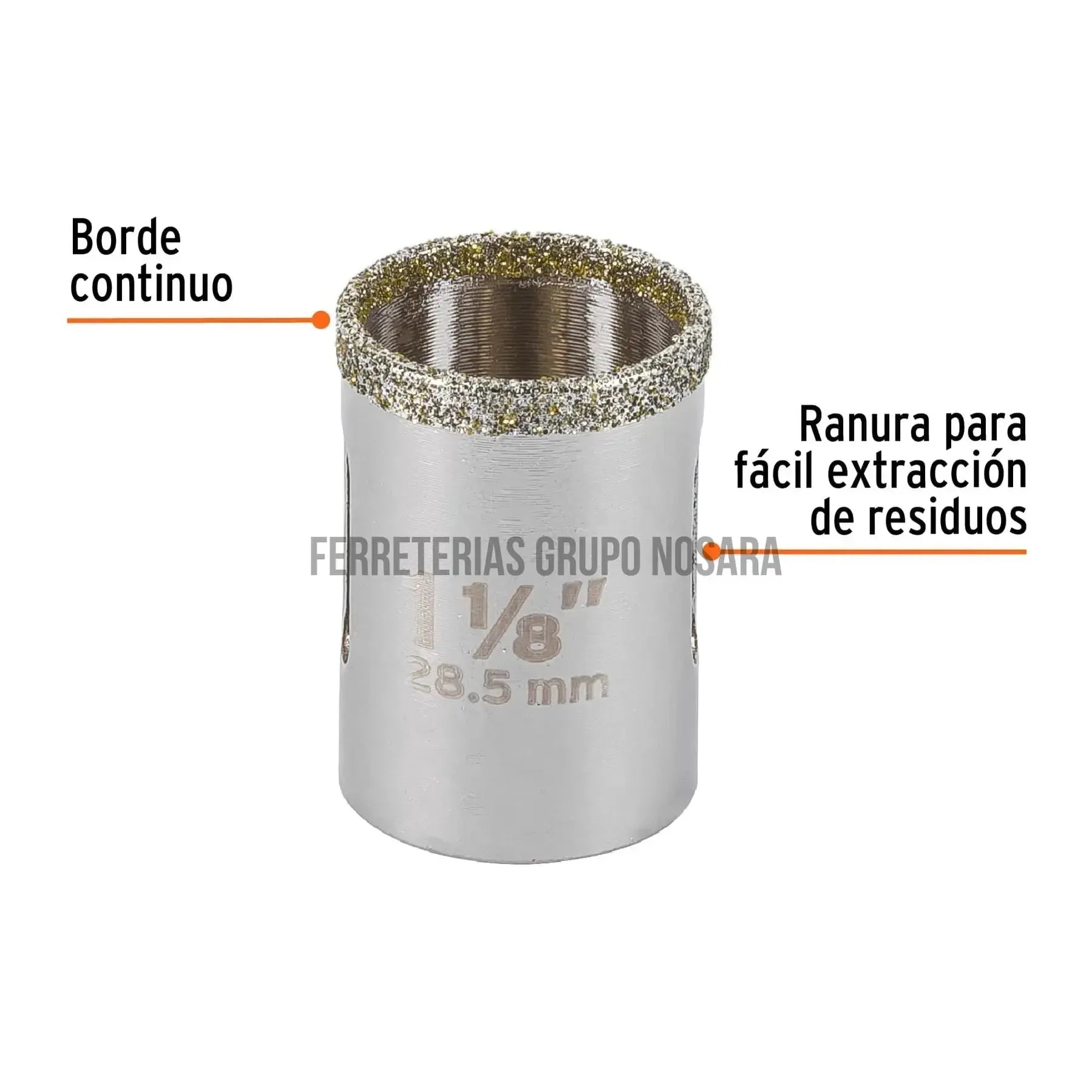 TRUPER BROCA SIER P/AZULEJO 1.1/8" 17127-
