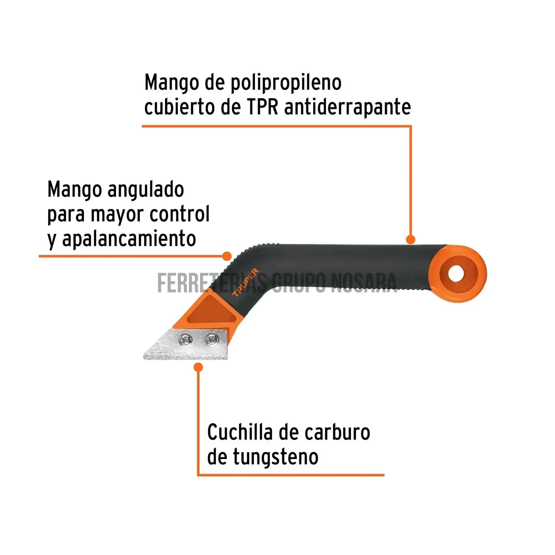 TRUPER RASPADOR T/CUCHILLA RA-LE 100650-