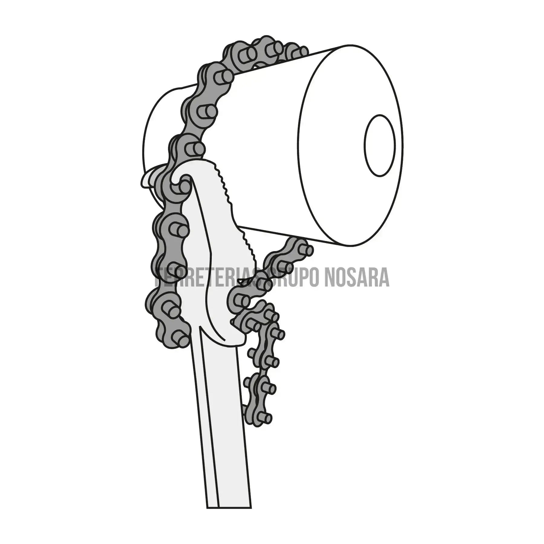 TRUPER LLAVE CADENA 300MM LLC-801 15515-
