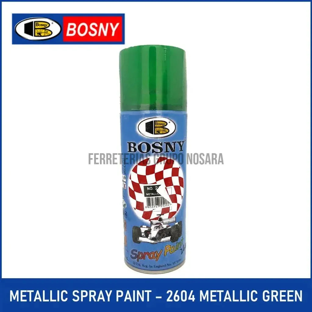 BOSNY PINTURA SPRAY VERDE MTALICO