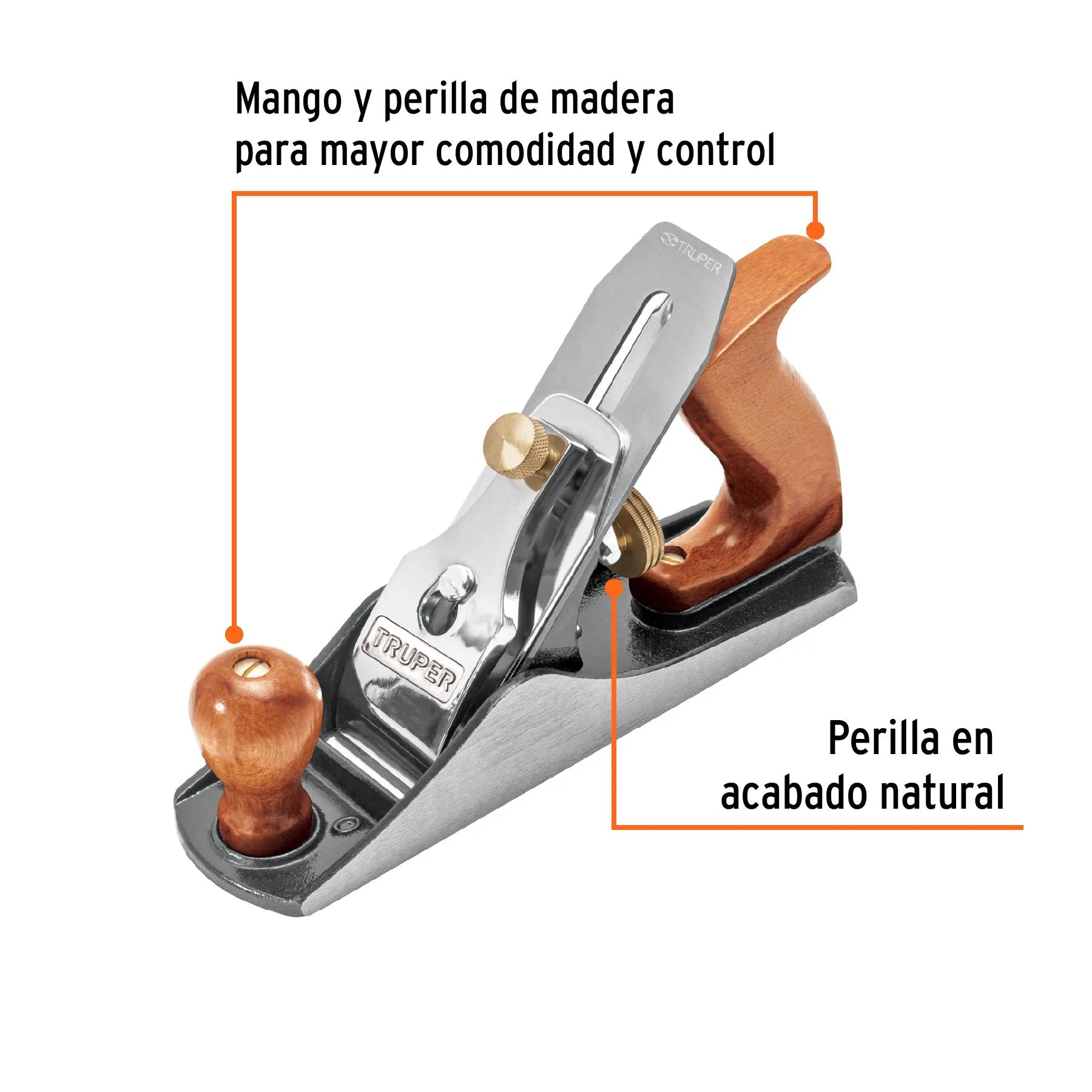 TRUPER CEPILLO ACANALADO 4C C-32 12009