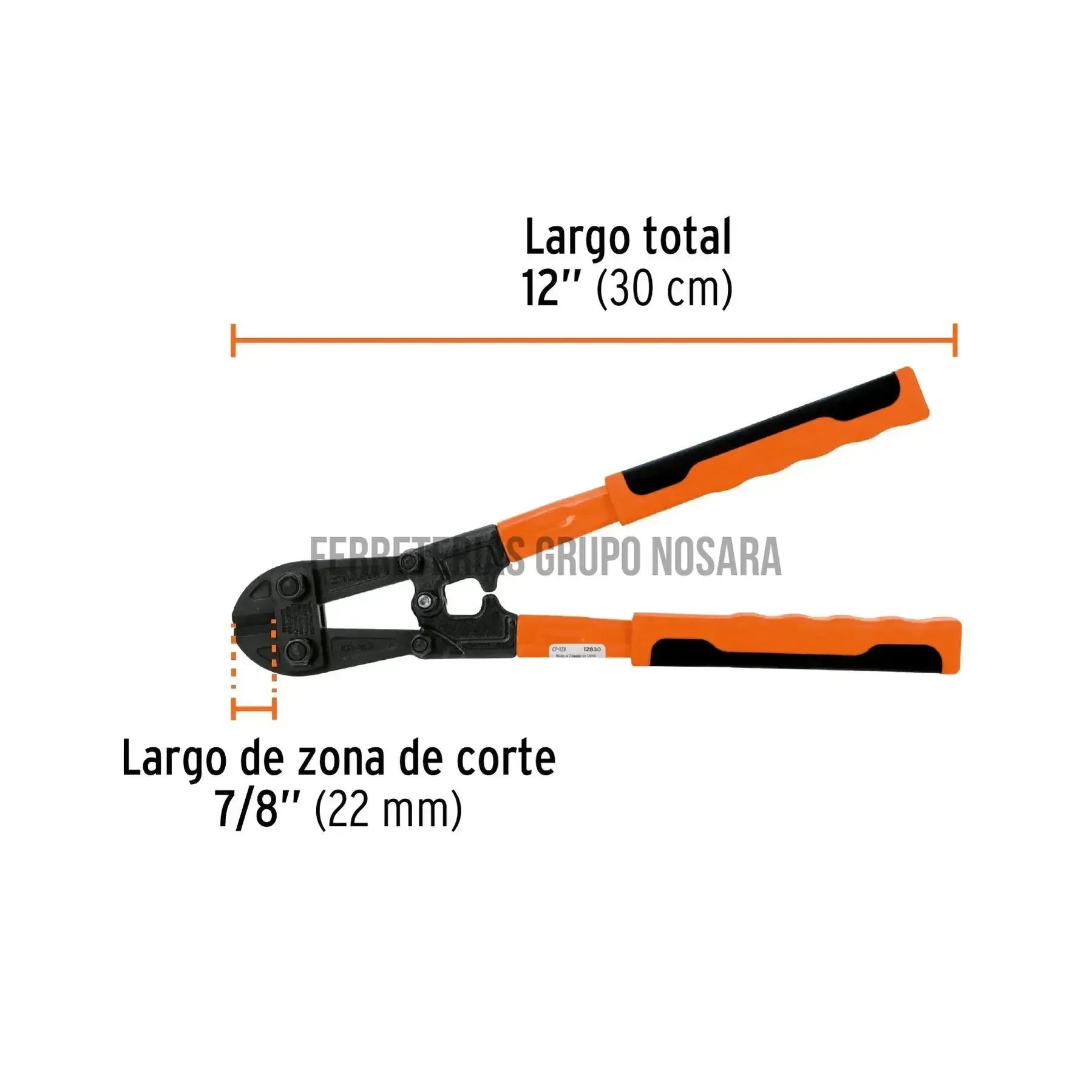 TRUPER CIZALLA 12" PROFESIONAL CP-12X-