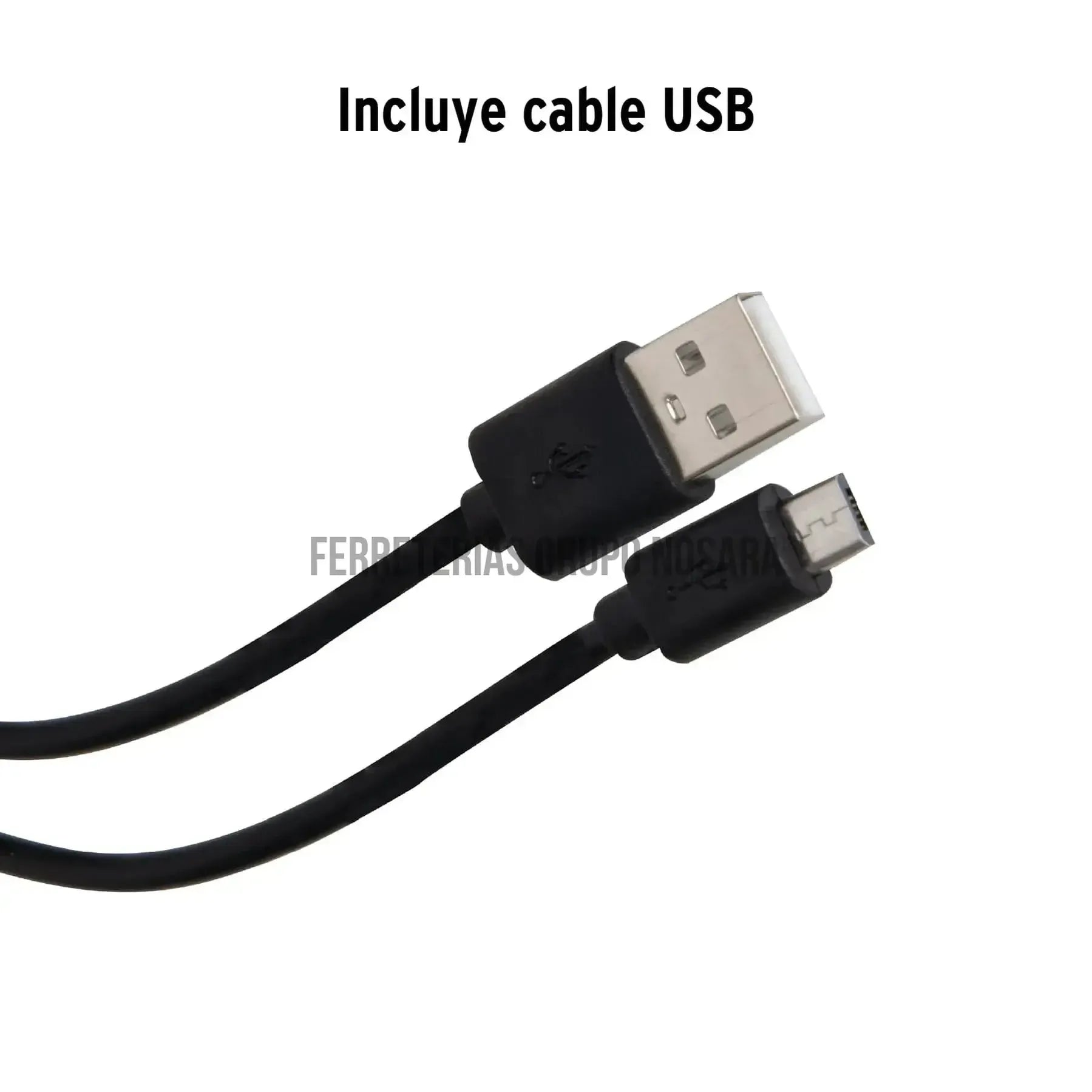 Linterna plástica 1 LED 200 lm recargable, Truper / 19847-