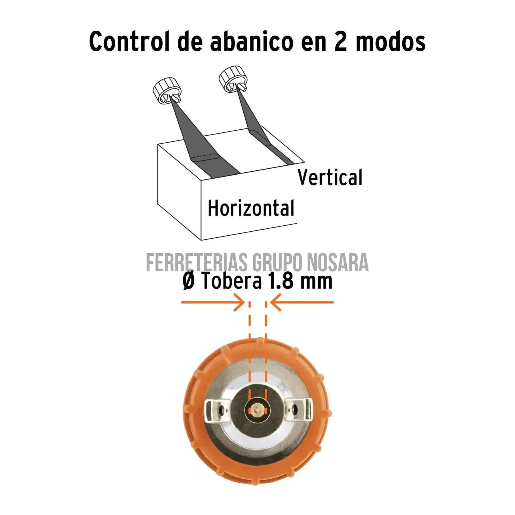 Pistola para pintar eléctrica de 600 W, Truper / 15383-