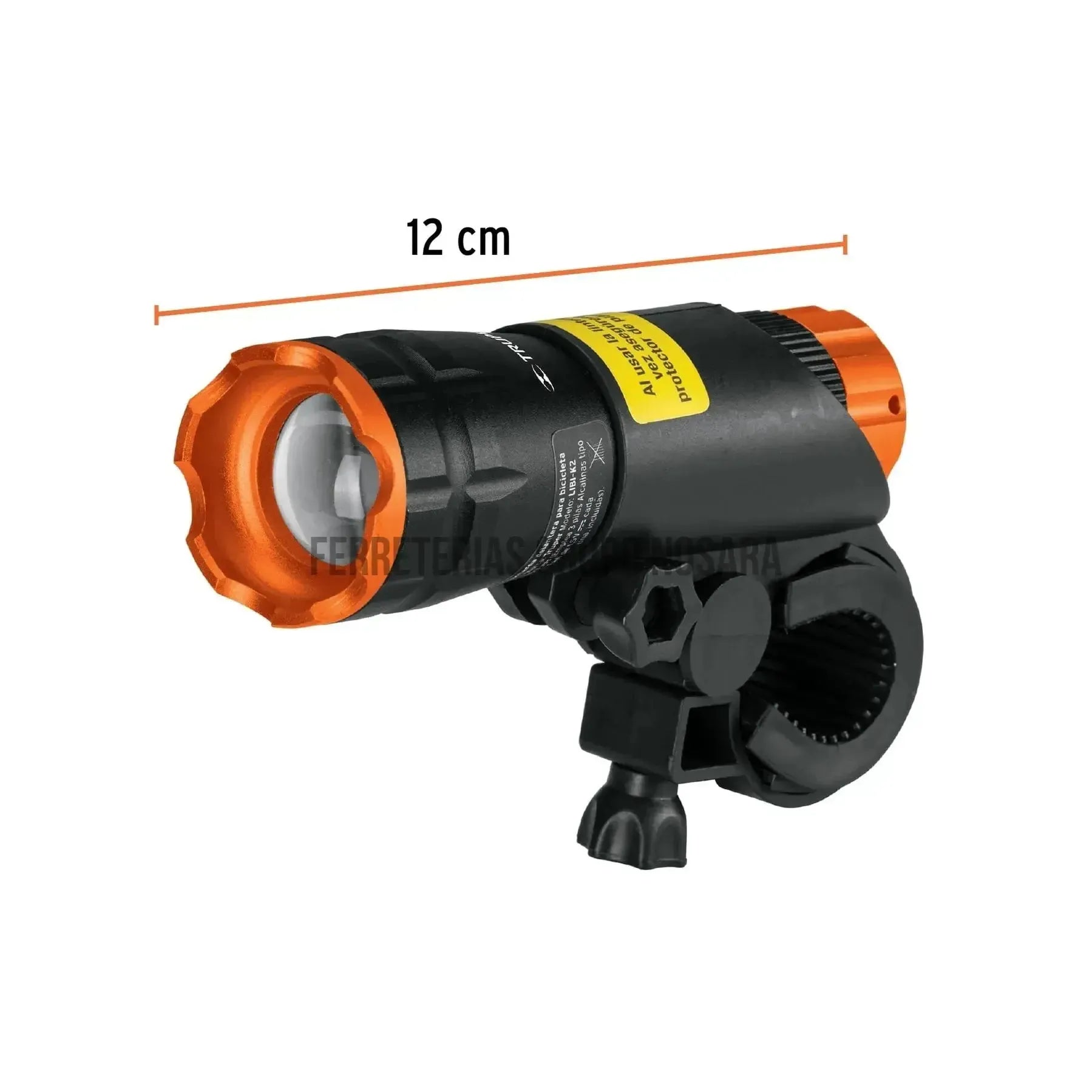 Linterna delantera 100 lm para bicicleta con 3 pilas AAA / 16796-