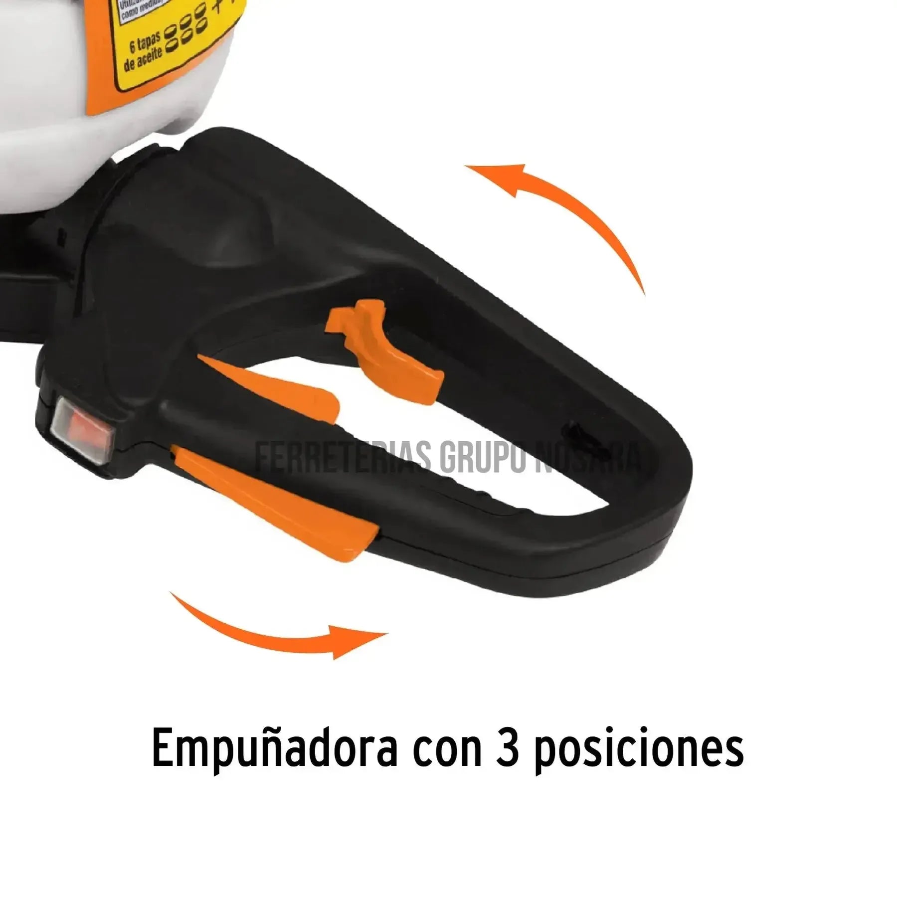Cortasetos con motor a gasolina 26 cc, profesional, Truper / 12251-
