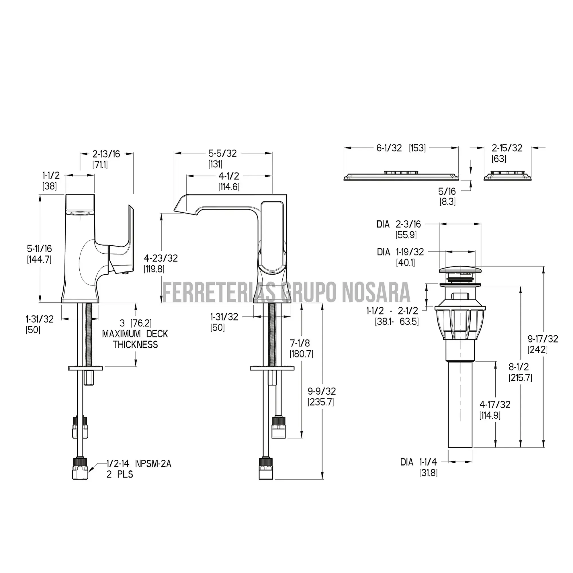 LLAVE LAVAT MONO LF0421PEGS PEN S DEF PP-