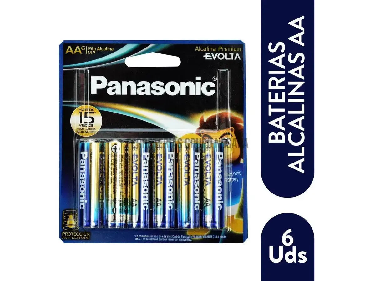 BATERIA PANASONIC EVOLTA AA 6UND BLISTER-