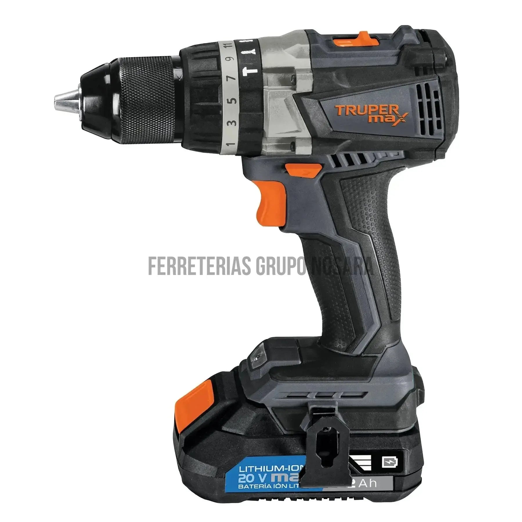Rotomartillo inalámbrico 1/2", 20V, sin carbones, Truper MAX / 101453-