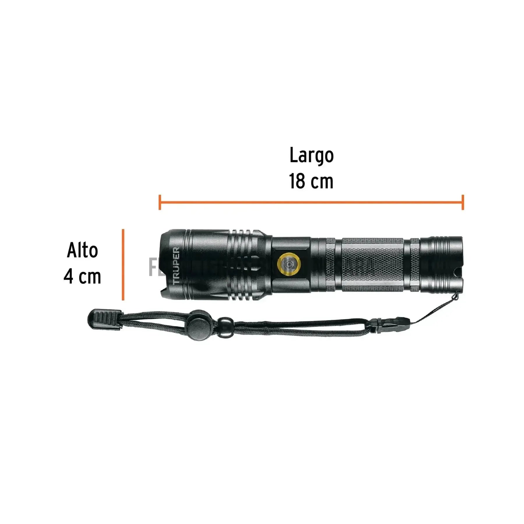 TRUPER LINTERNA RECARG LED 1200LM 103100-