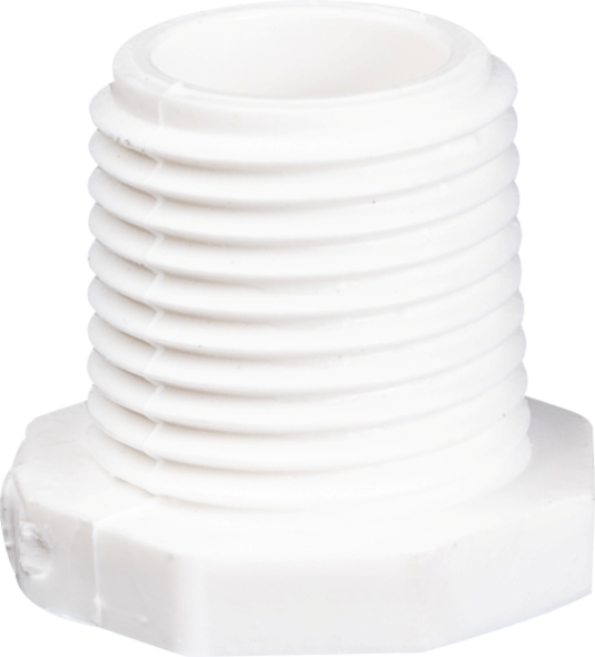 Amanco Tapon PVC macho con rosca 12 mm (1/2")