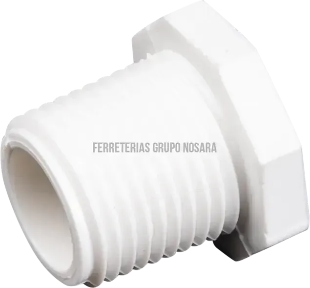 Amanco Tapon PVC macho con rosca 12 mm (1/2")-