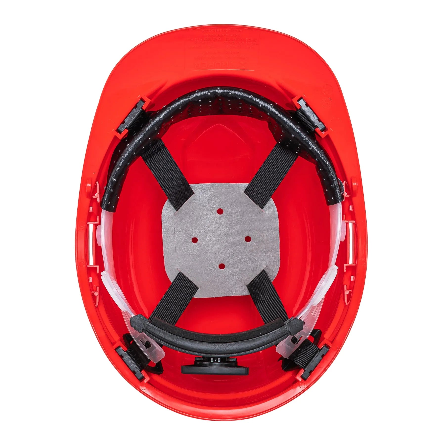Casco de seguridad, ajuste de matraca, rojo, Truper / 10373-