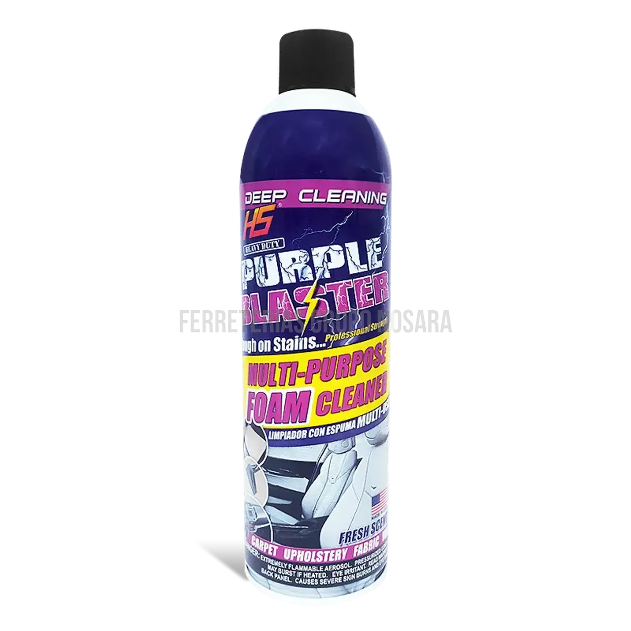 LIMPIADOR C/ESPUMA MULTI-USO PURPLE BLAS-6100-730157292484