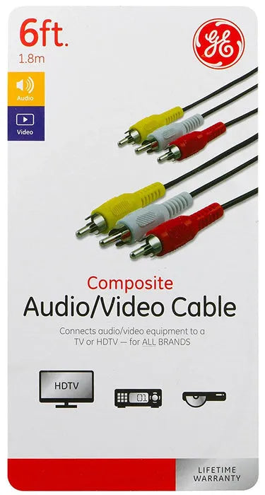 CABLE 3RCA A 3RCA 6FT 33608 GE