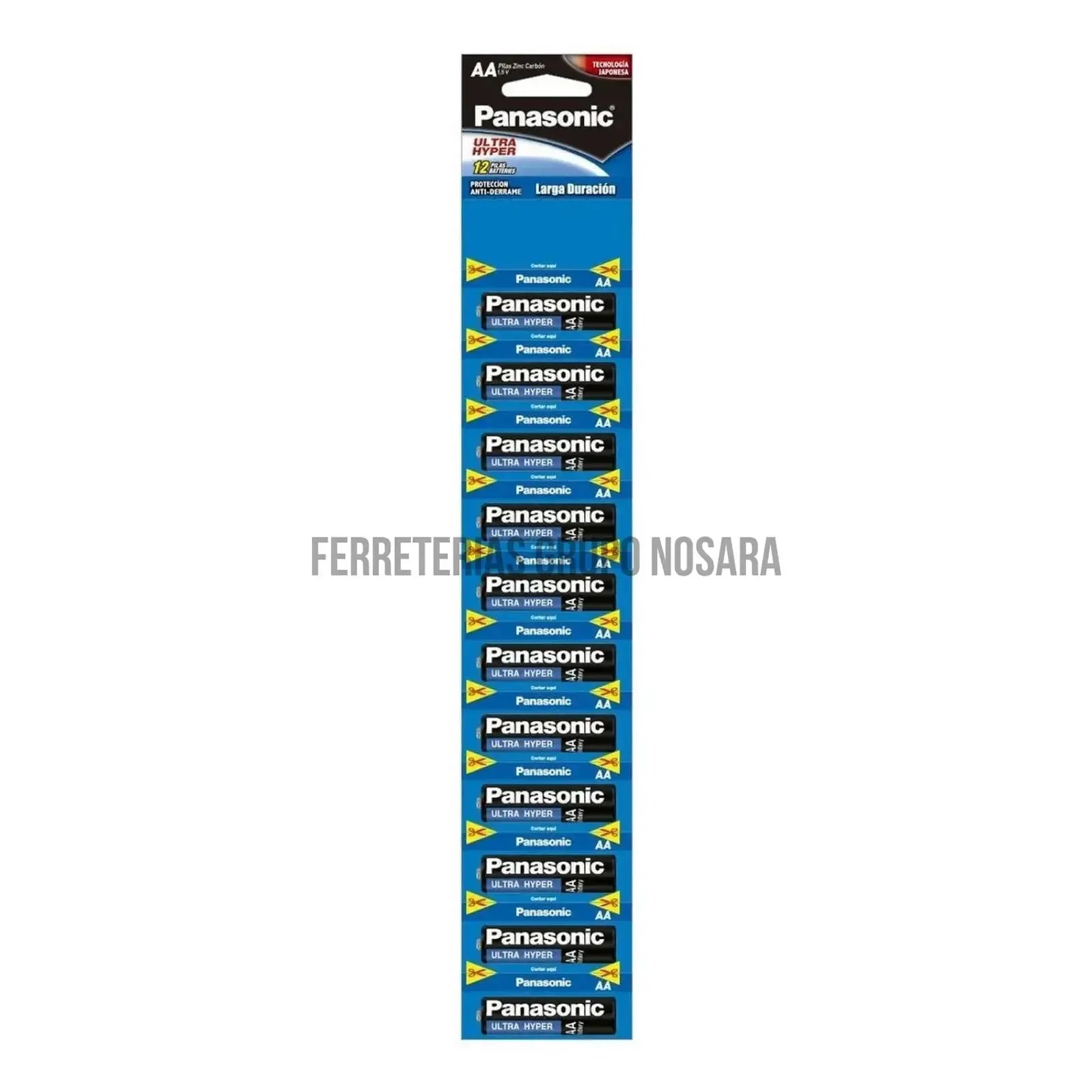 BATERIA PANASONIC AZUL AAA X UND (10UND)-