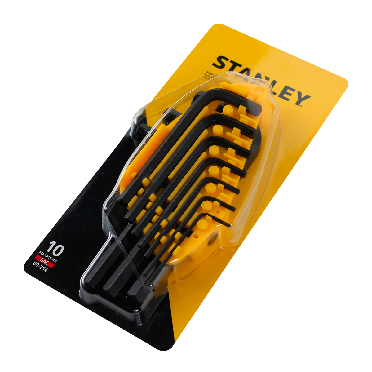 ALLEN KEY SET 10 UNIT STANLEY 69-254