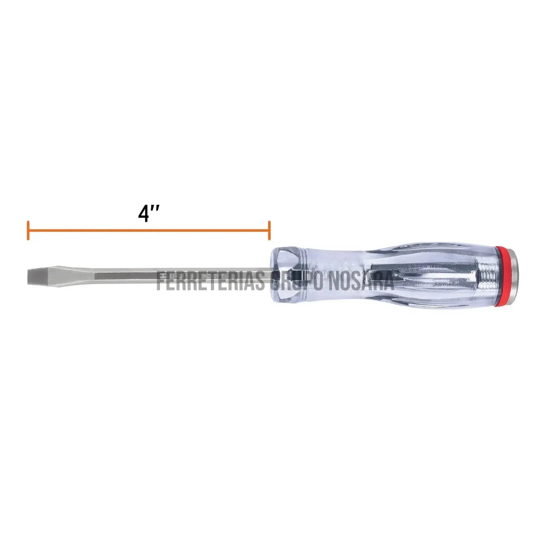 Desatornillador plano de golpe 1/4" x 4" Truper GO-1/4X4P / 14158-
