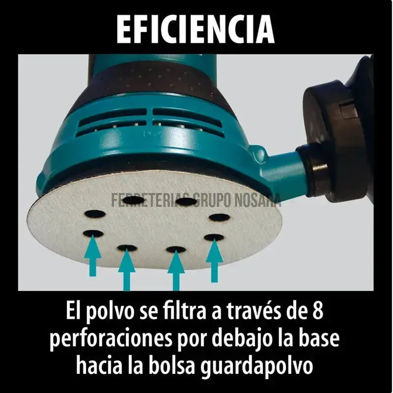 Lijadora Makita de 5" con Órbita Aleatoria 300W / BO5030-