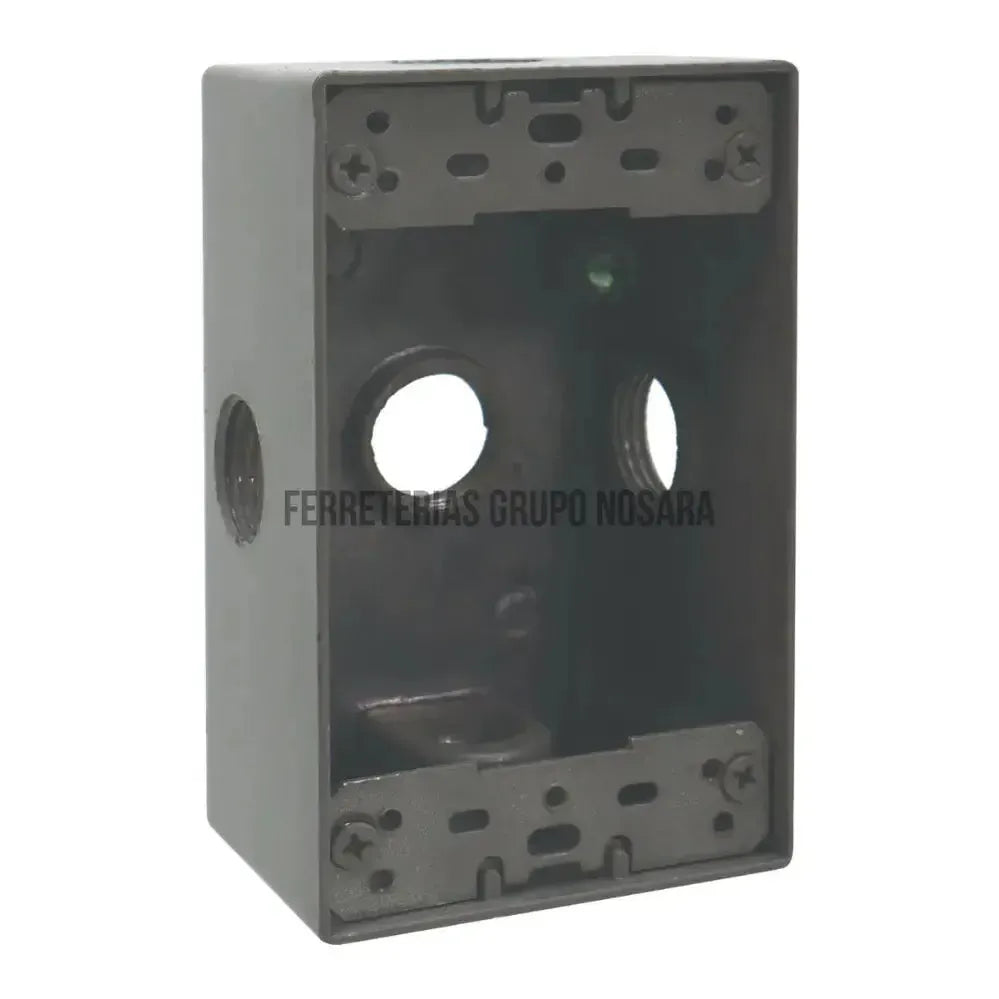 CAJA EMT RECTANGU INTEMP1/2 5H FSB UL-