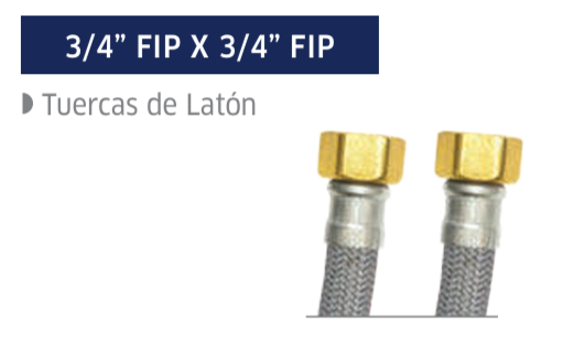 COFLEX MANG ABAST 3/4"X3/4"X80CM EVB-A80