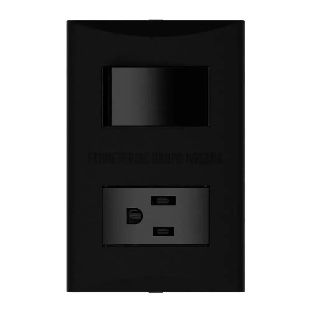 EAGLE APAGADOR TRIPLE 3V #1005B-BK PLATA-