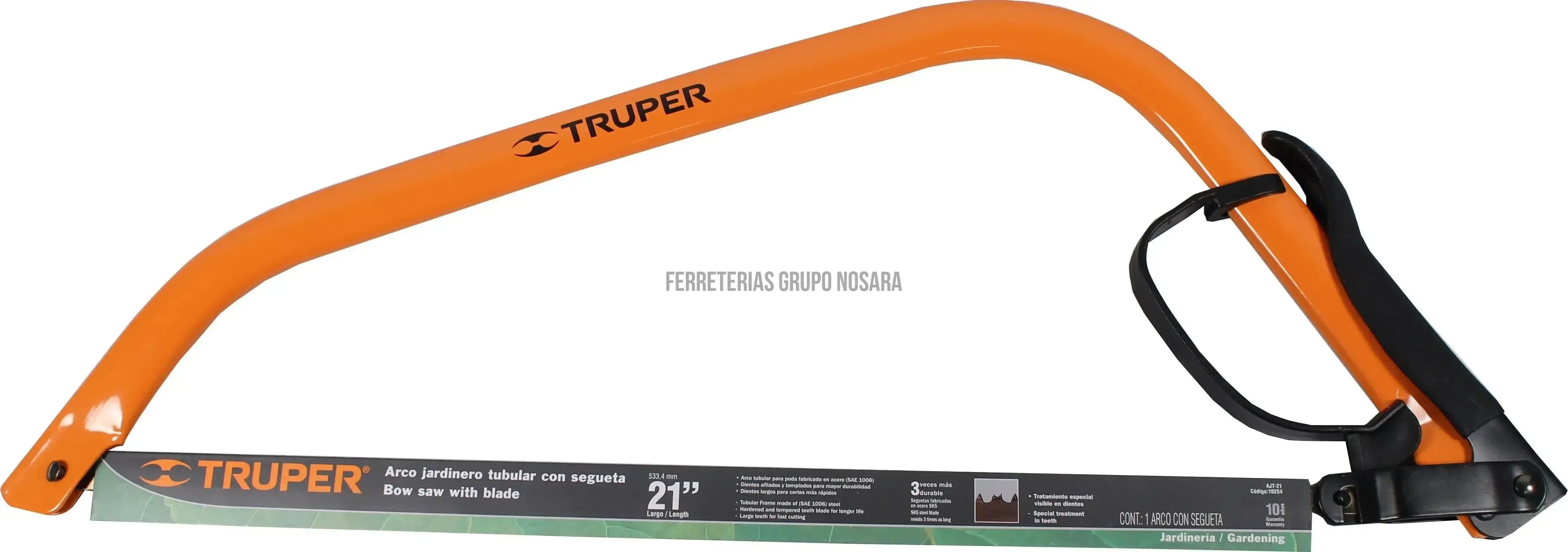 Arco jardinero tubular de 21", Truper / 10254-800198-755625005212