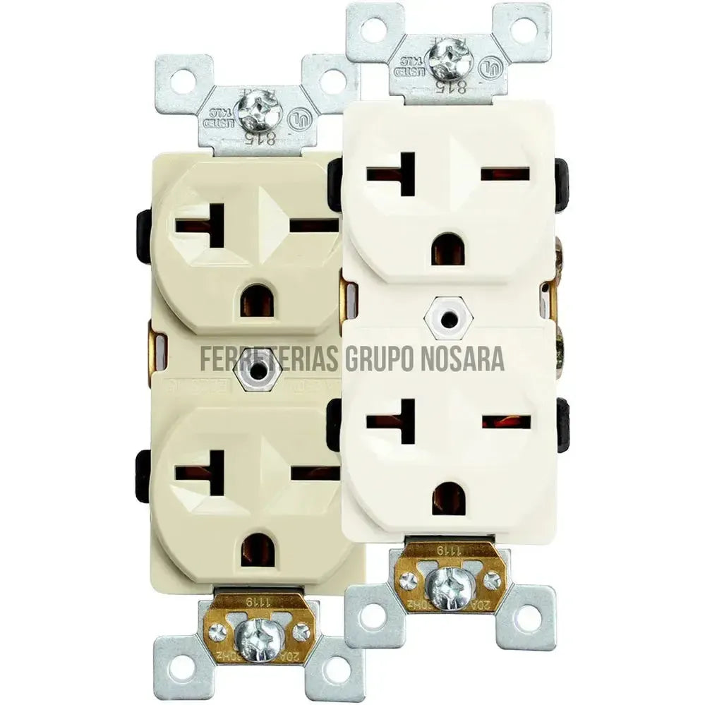 EAGLE TOMA DOBLE EMPOT 20A 250V #815-W-
