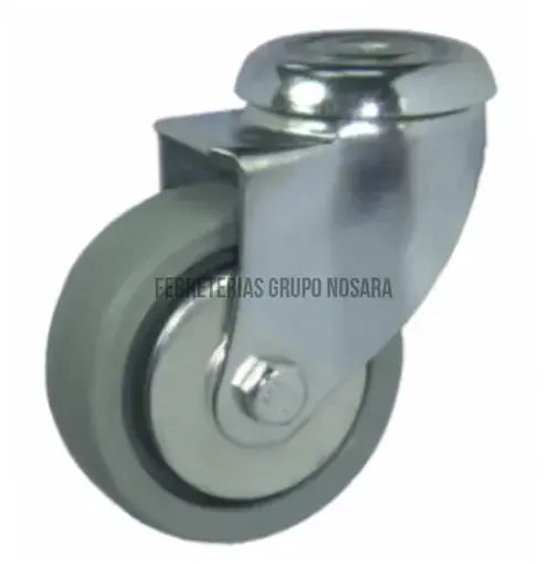TECNI RUEDA POLIP GRIS P/PIN FRENO 50MM-