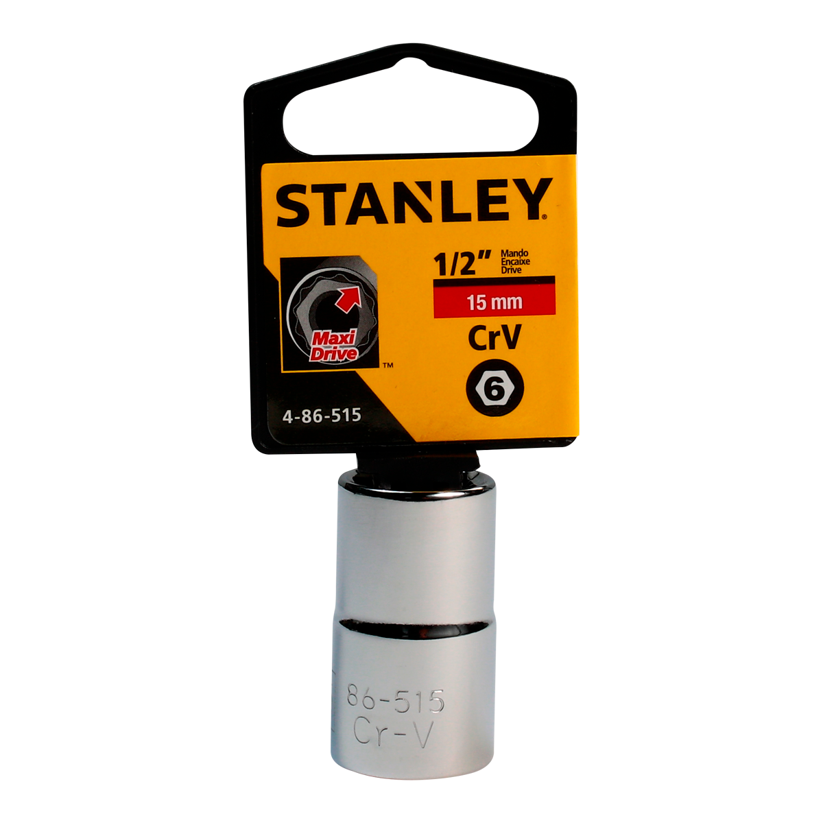 CUBO 1/2"" 15MM ESPIGA STANLEY 86-515