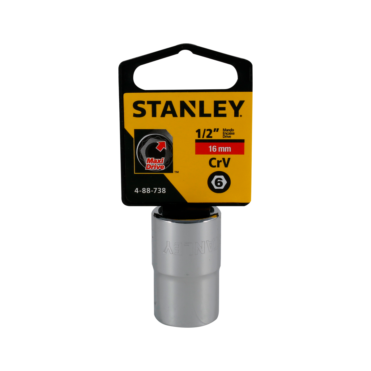 CUBO 1/2"" 16MM ESPIGA STANLEY 88-738