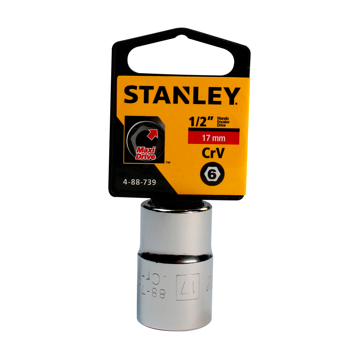 CUBO 1/2"" 17MM ESPIGA STANLEY 88-739