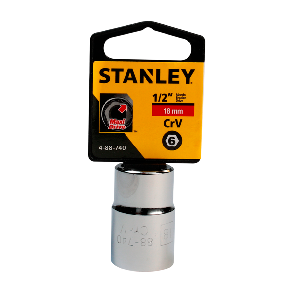 CUBO 1/2"" 18MM ESPIGA STANLEY 88-740