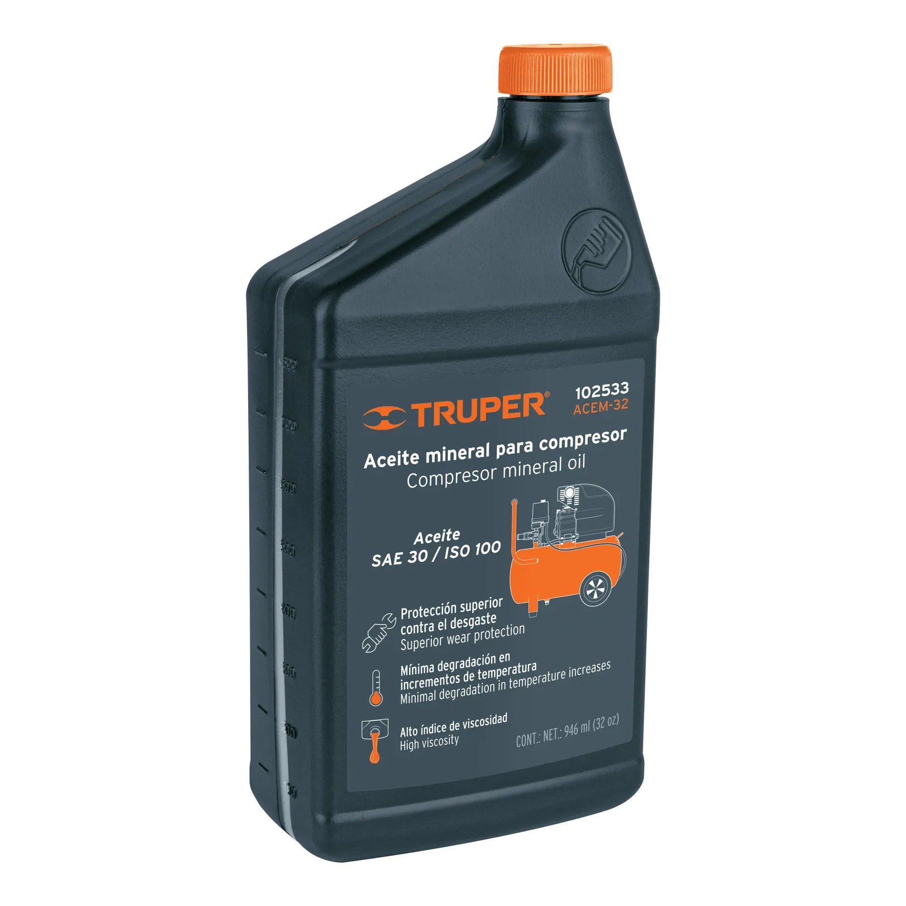 TRUPER ACEITE P/COMPRESOR 34 ONZ 102533