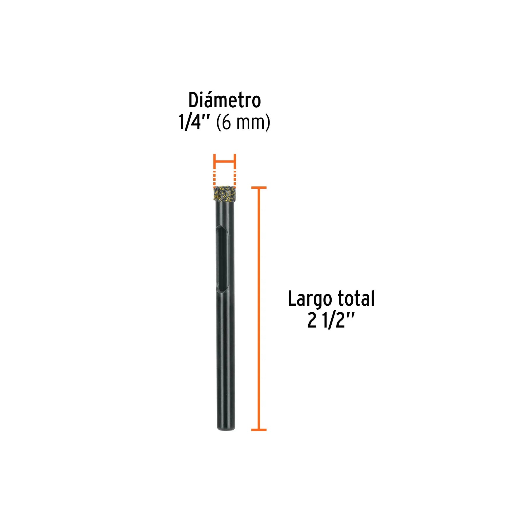 TRUPER  BROCA PTA DIAMANTE 1/4 103432