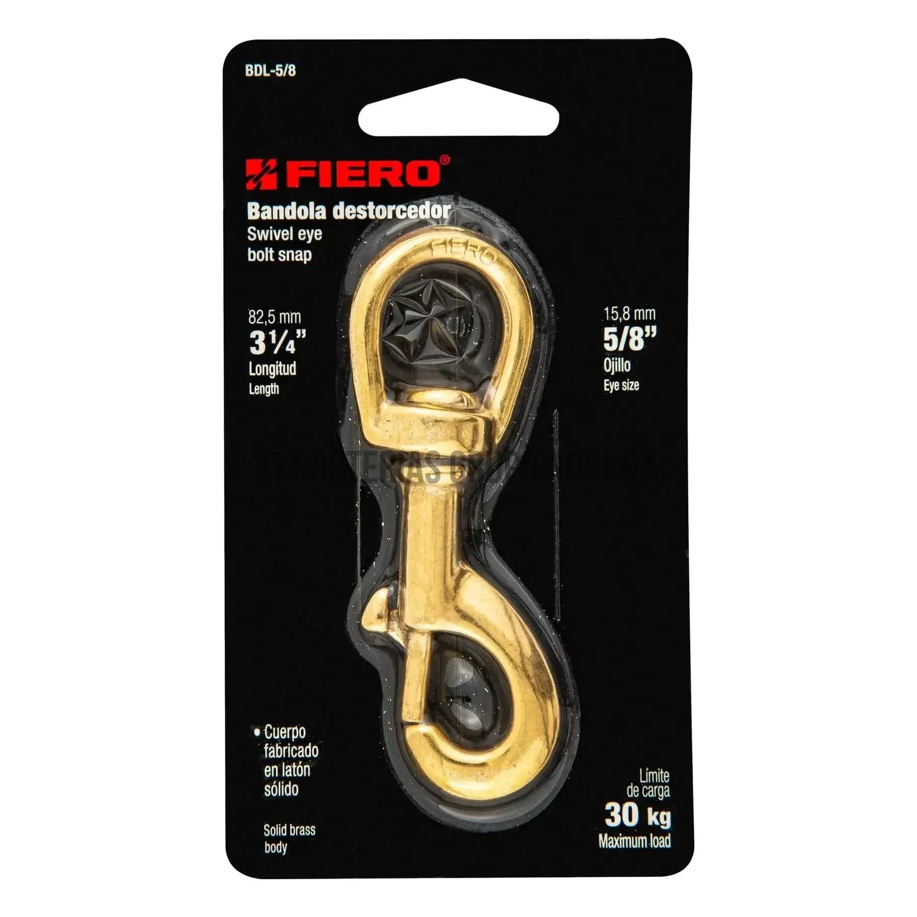 FIERO SACAVUELTAS DORADO BDL-5/8" 44045-