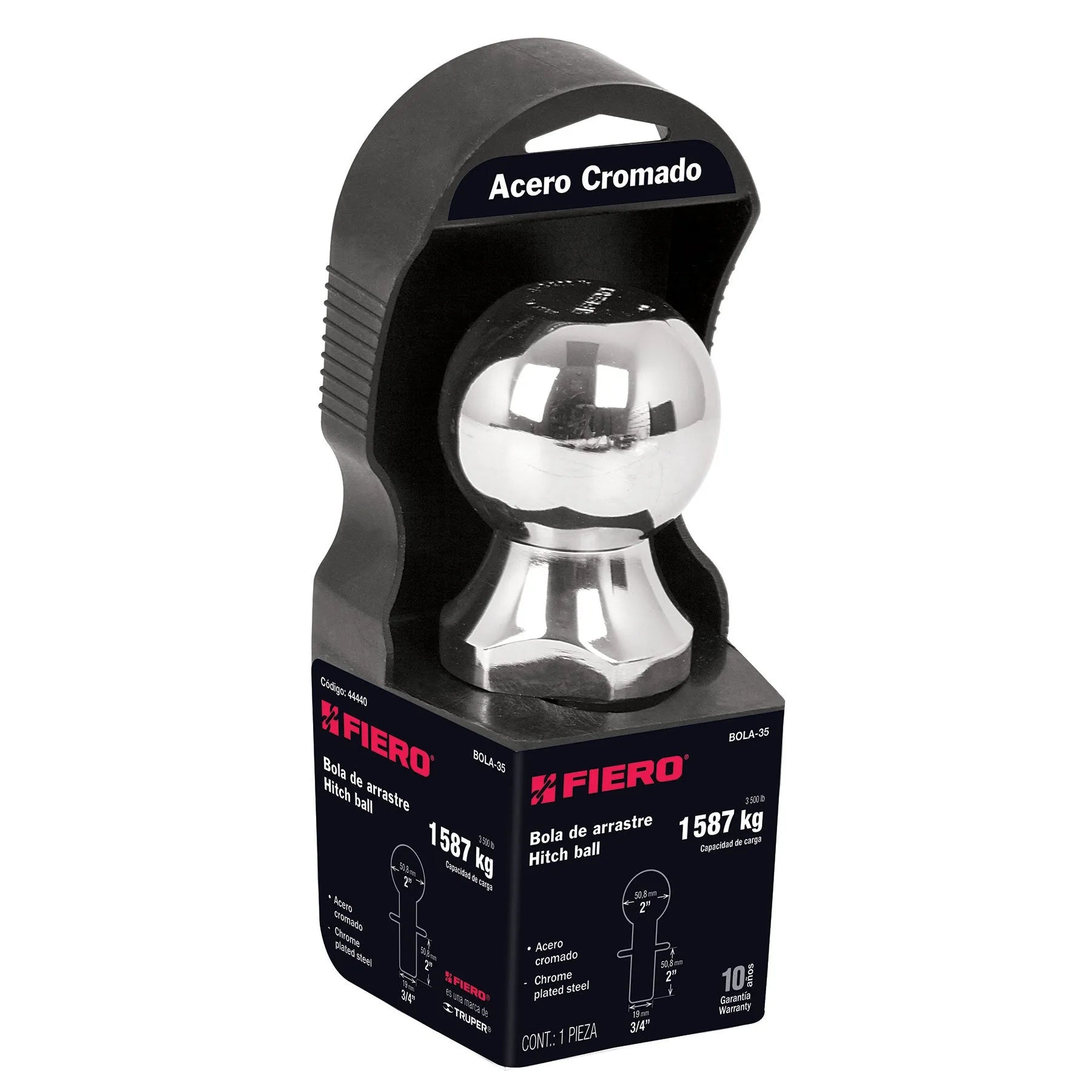 TRUPER BOLA REMOLQUE 2' 3500LBS #44440