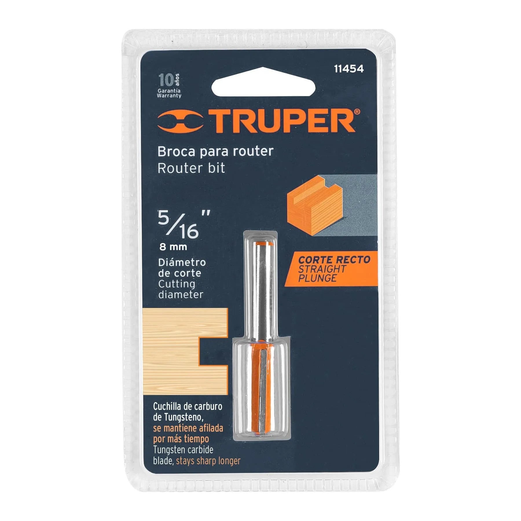 TRUPER CUCHILLA P/ROUTER 5/16 11454